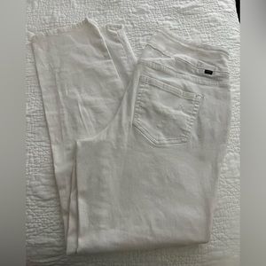 White Jag High Rise Straight Leg Jeans 14W